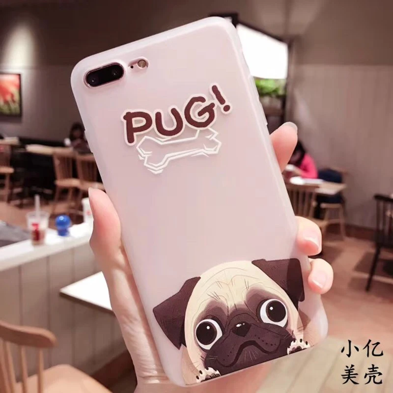 Силиконовый чехол для телефона iPhone 7 8 Plus 3D слон кролик мягкая ТПУ задняя крышка X XS