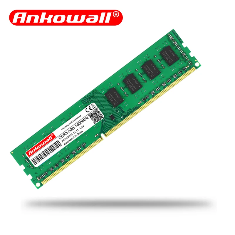 Ankowall DDR3 8 ГБ ОЗУ 1600/1333 МГц Память DIMM для настольного ПК 10600 1 5 В DDR 3 материнская