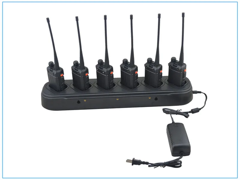 Baofeng POFUNG UV-5R Multi-Unit Intelligent Charger Six-Way for baofeng 5R Portable Walkie Talkie | Мобильные телефоны и