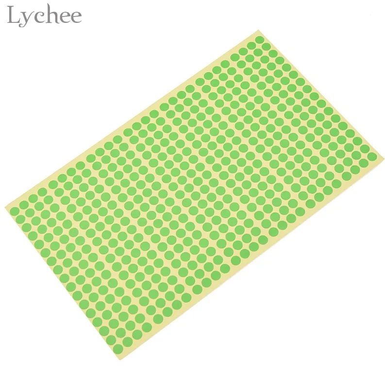 1 Lychee 1 лист круглое пятно цветные наклейки этикетки DIY ручной работы бумажное Ремесло Скрапбукинг украшения - Цвет: 1