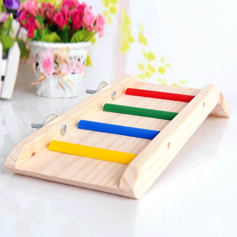 Totoro морская свинка хомяк Красочные противоскользящие деревянные игрушки дом