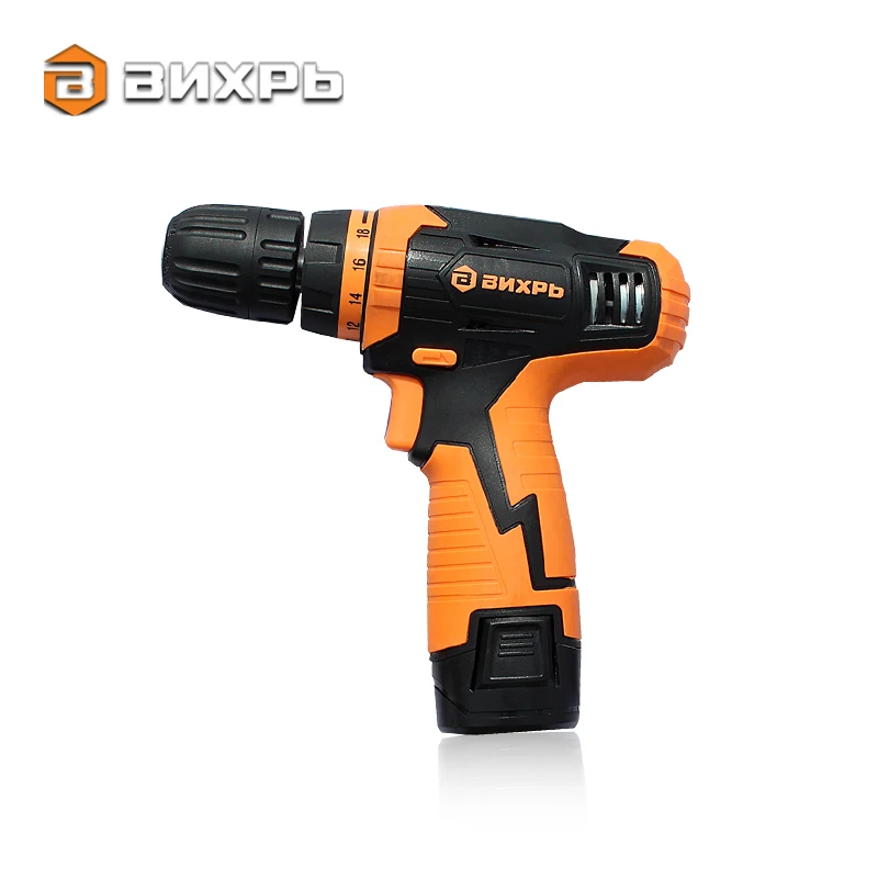 Iуруповерт аккумуляторный Вихрь ДА 12Л 2К 12В 1300мАч|cordless drill|electric drillbattery cordless drill |