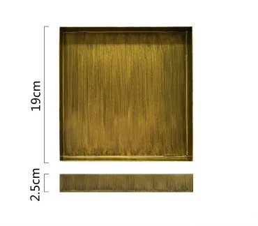 M-rectangle Скандинавские геометрические золотые лотки из металла, железная тарелка для фруктов, настольный органайзер для макияжа, ювелирное блюдо, винтажные вечерние поднос для украшения дома - Цвет: M-rectangle