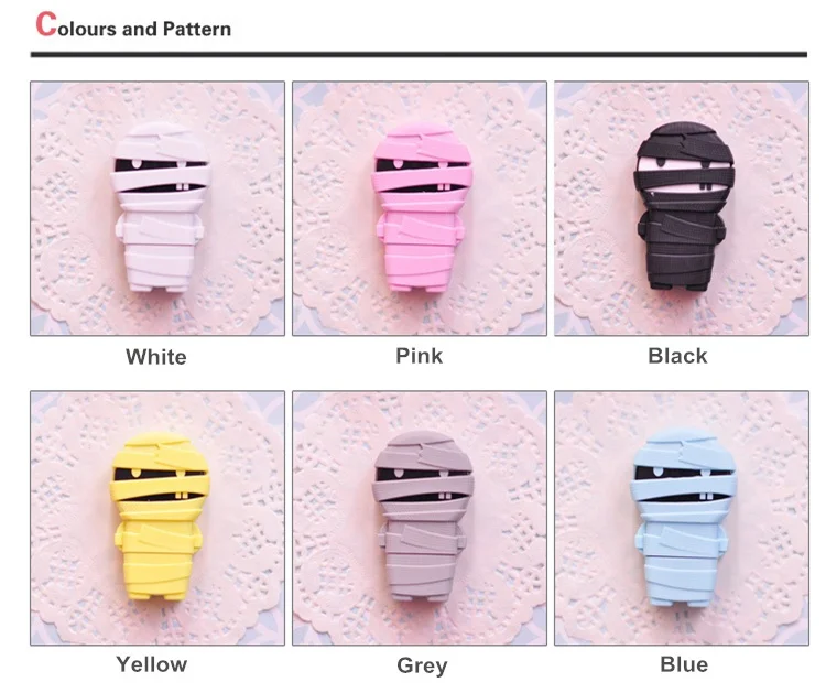 Мумия коррекция ленты забавные конфеты лента с зомби милые канцелярские