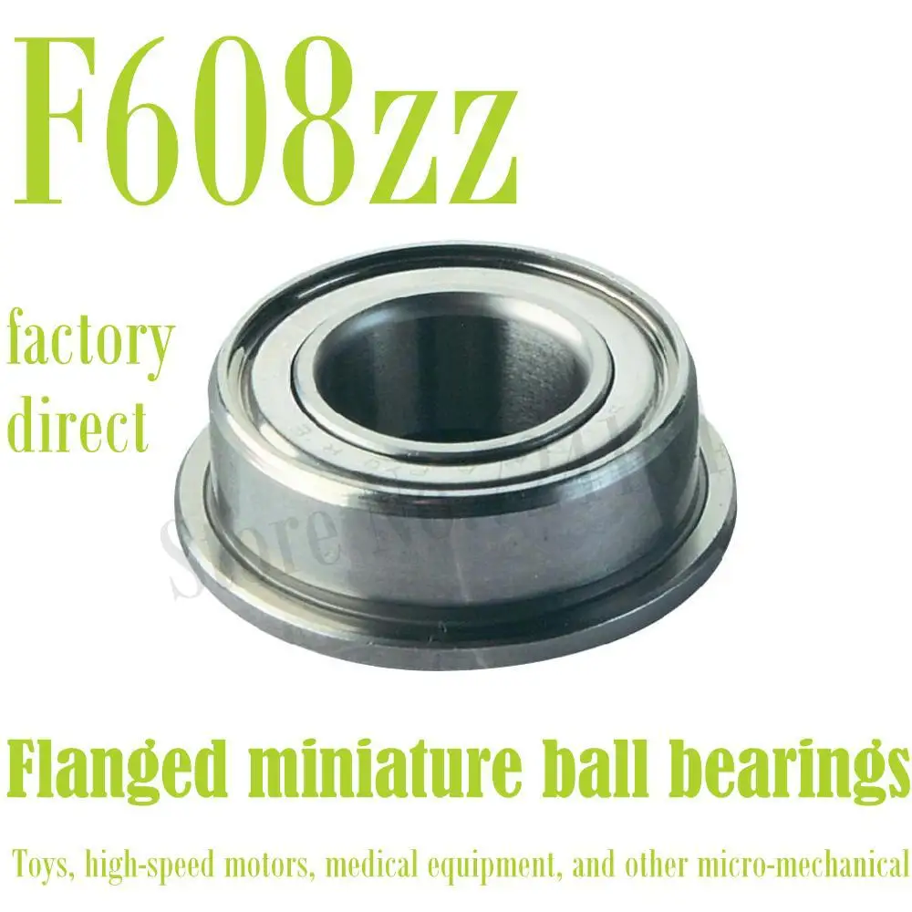 20 шт. Бесплатная доставка F608ZZ фланцевый подшипник RF2280ZZ FL608ZZ F608-2Z ULKZ917 8*22*7 мм