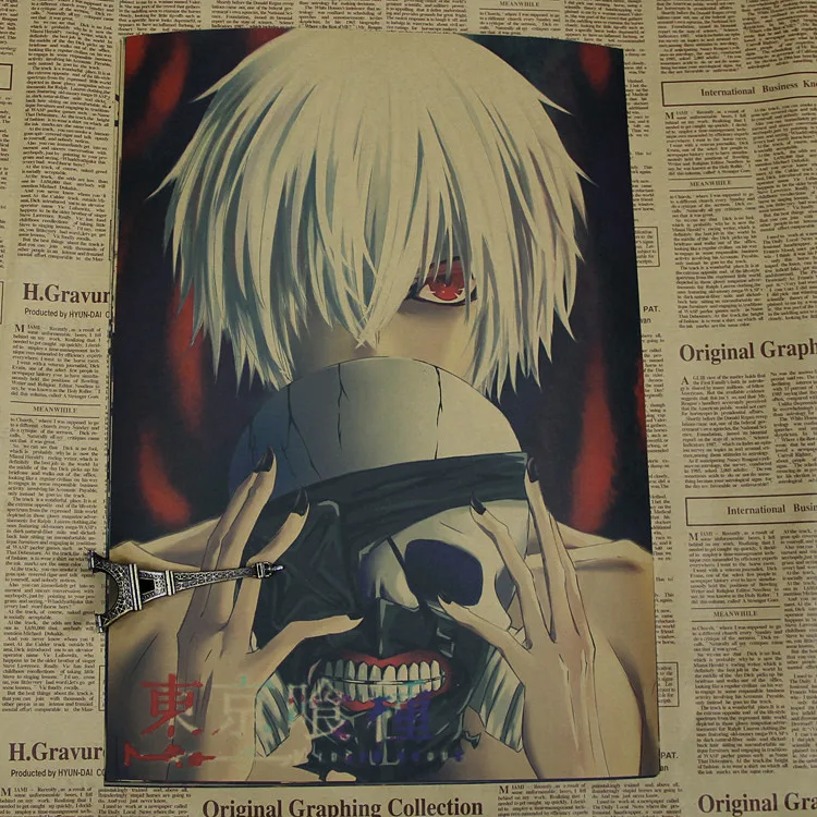 Постер Токийский Гуль аниме стикер стены домашний декор плакат креативная