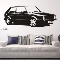 removable vintage xl large car vw golf gti mk1 classic wall art decal sticker home decoration art mural paper car sticker a 100