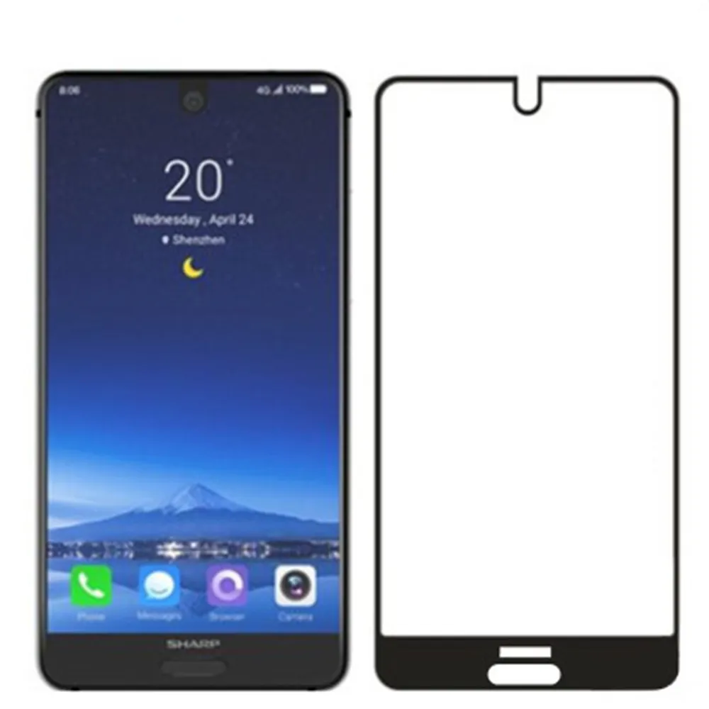 Защитное стекло для Sharp S2 C10 закаленное защитное экрана на стеклянная пленка sharp |
