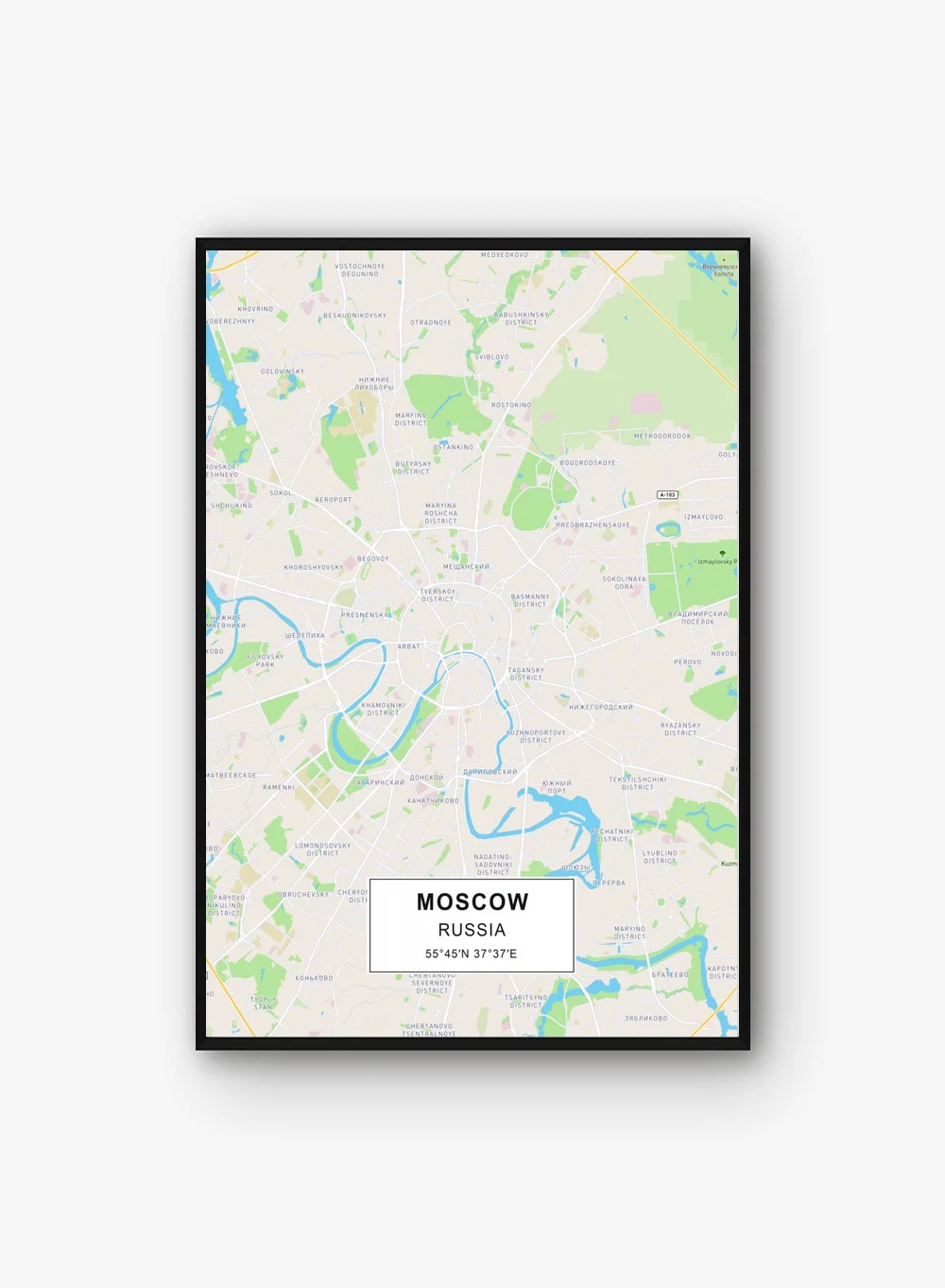 MOSCO Nairobi Нью Дели плакат Холст Искусство Печать Картина Настенная картина для