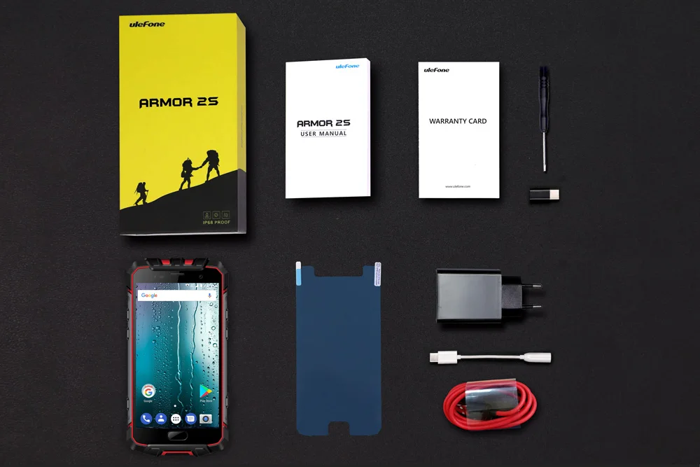 Ulefone Armor 2 S IP68 водонепроницаемый смартфон 5 0 ''MT6737T четырехъядерный ГБ + 16 Гб 13