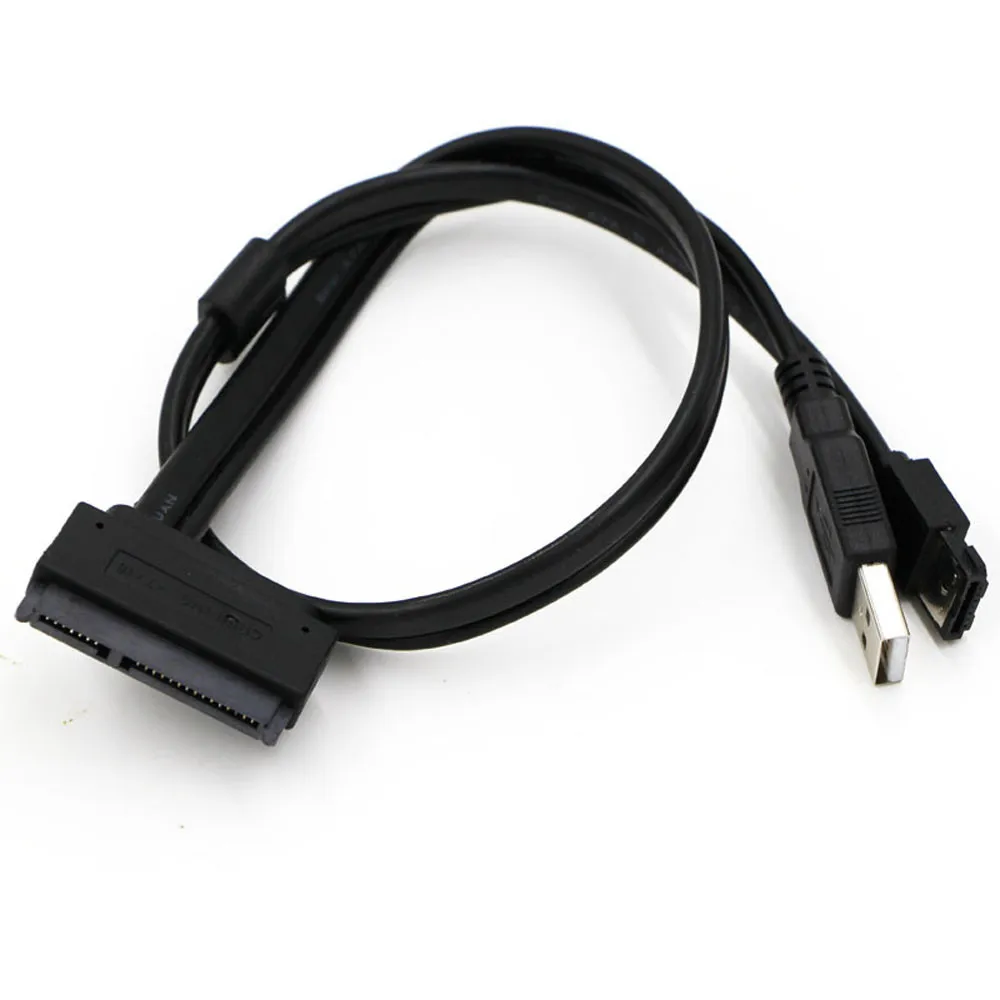1 шт. жесткий диск SATA 22Pin к eSATA кабель с питанием от USB адаптер Прямая доставка l1106 #2|