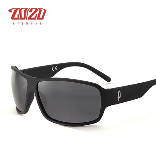 C02 MatteBlack Smoke 20/20 Марка Классические Солнцезащитные Очки Мужчины Поляризованные Очки Вождения Роскошные Металлические аксессуары Солнцезащитные Очки для Мужчин cuculos Gafas PL73 - Цвет линз: C02 MatteBlack Smoke