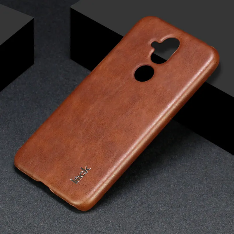 IMAK Ruiyi Series Luxury Skin PU Leather Case for Nokia 8.1 X7 7.1 Plus Hard PC Back Cover NOKIA High Quality Cases |