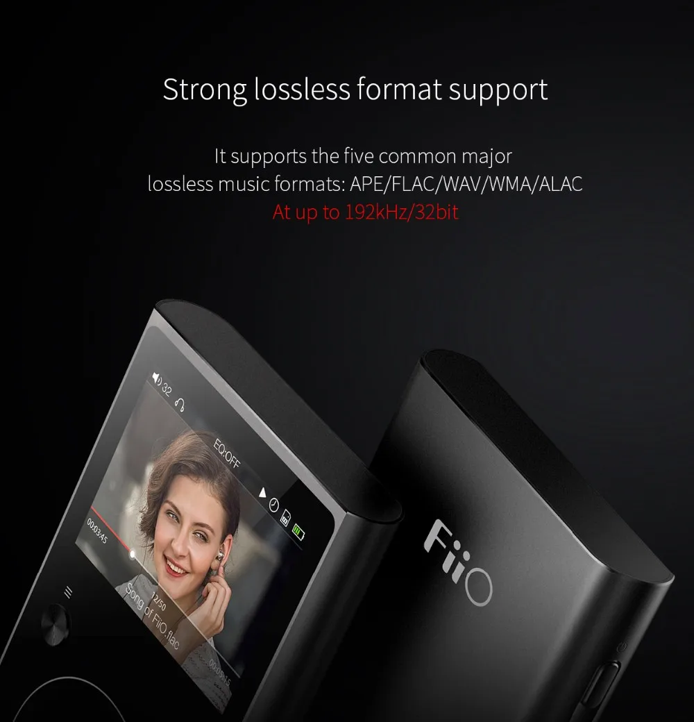 FiiO X1 2nd X1II X1K поколение X1 обновленная версия ЦАП Loseless MP3 Bluetooth 4,0 Hifi портативный музыкальный плеер MP3