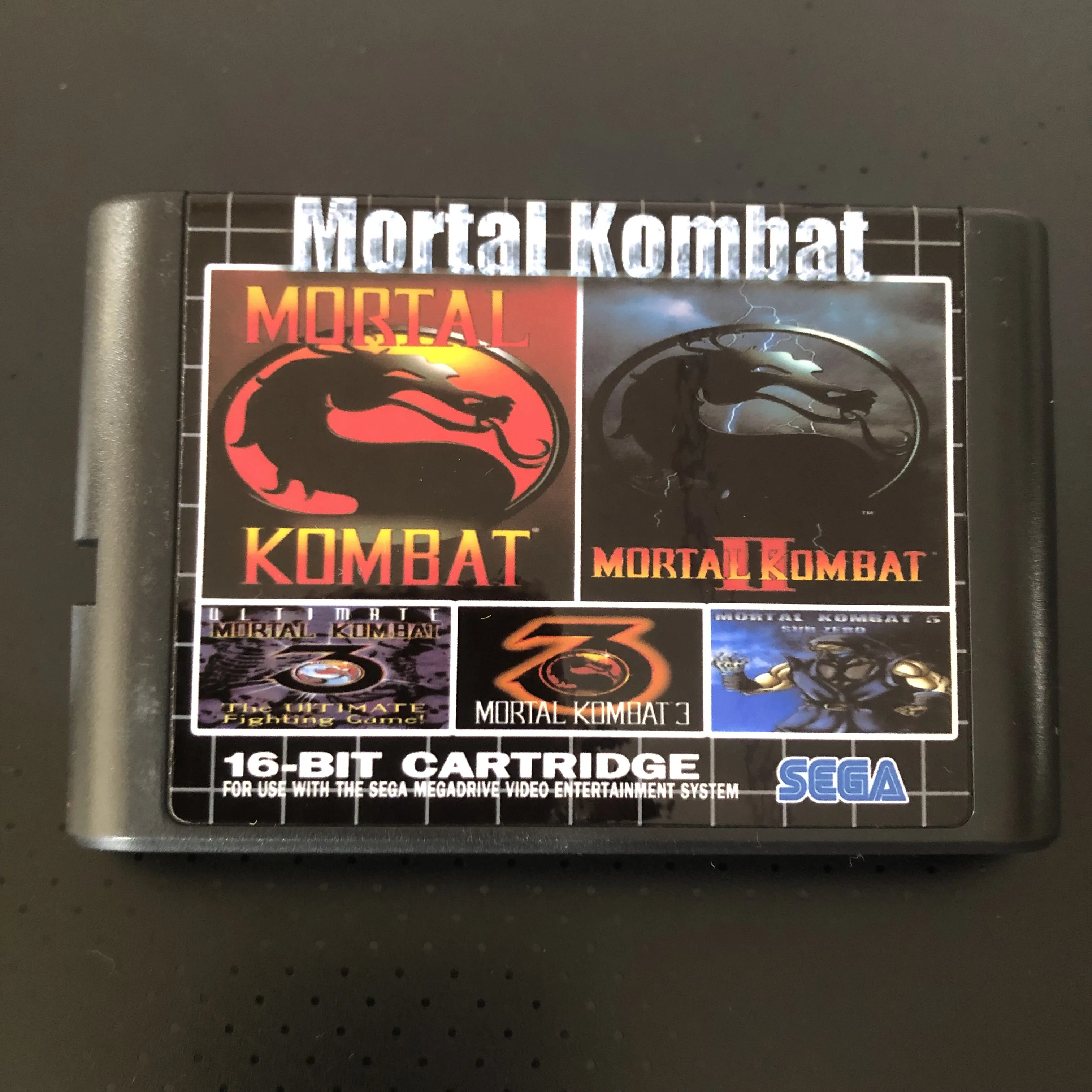 Mortal Kombat 5 в 1 для SEGA GENESIS Mega Drive 16 бит игровой Картридж для PAL и NTSC Прямая поставка