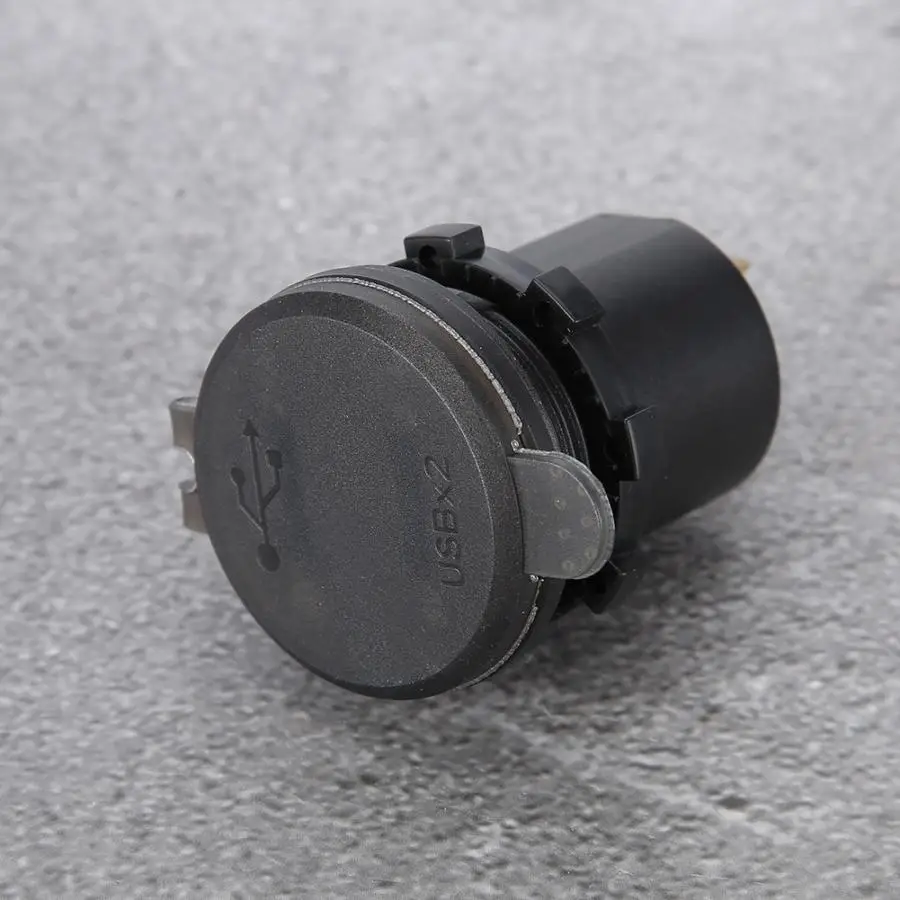 Прикуриватель для мотоцикла и автомобиля с двойным USB зарядным устройством