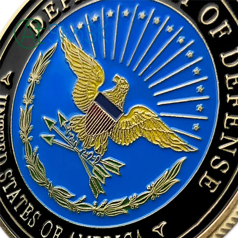 Армия США все ветви вызов монеты гордая Военная семья Отдел обороны сувенир