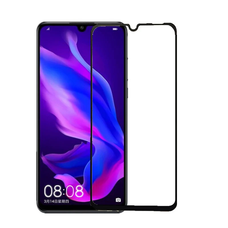 Полноэкранное высокоалюминиевое закаленное стекло для Huawei NOVA 4E защитная пленка