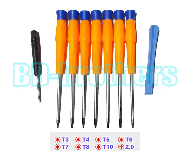 Набор инструментов для ремонта 9 в 1 отвертки T3 T4 T5 T6 T7 T8 T10 5 Phillips MOTO Motorola Phone Repairmen 50