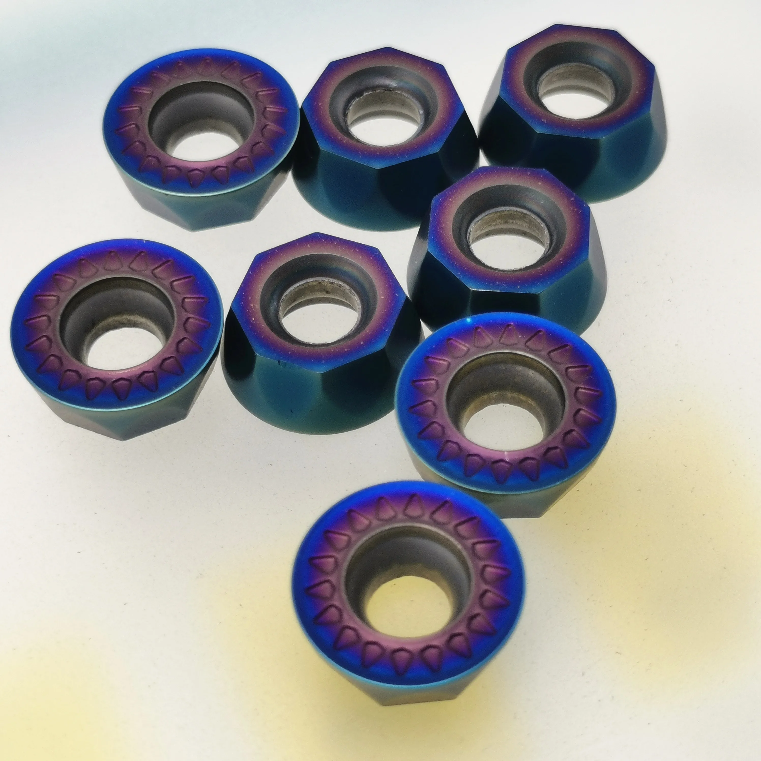 

100PCS RPMT1204 RPMT 1204 Processing steel Carbide insert turning tool lathe cutter milling cutter CNC cutting tool