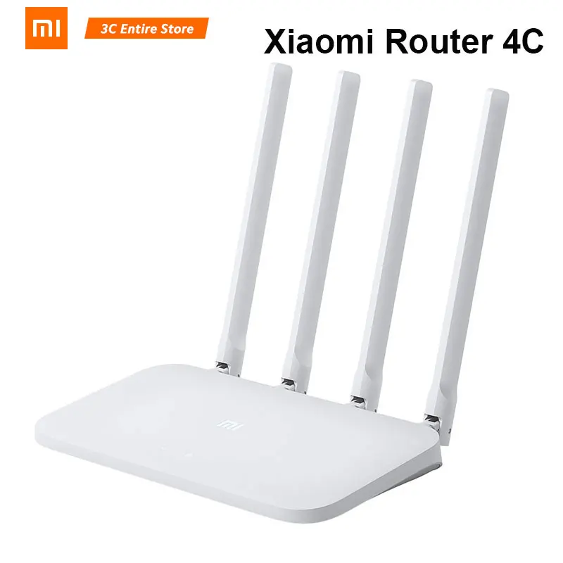 Оригинал Сяо mi Wi-Fi роутер 4C 64 оперативная память 802 11 b/g/n 2 4 г 300 Мбит/с антенны Smart APP