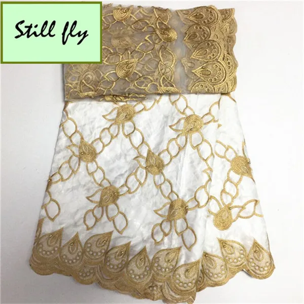 Королевский синий Базен riche ткань высокого качества африканский бассейн парча