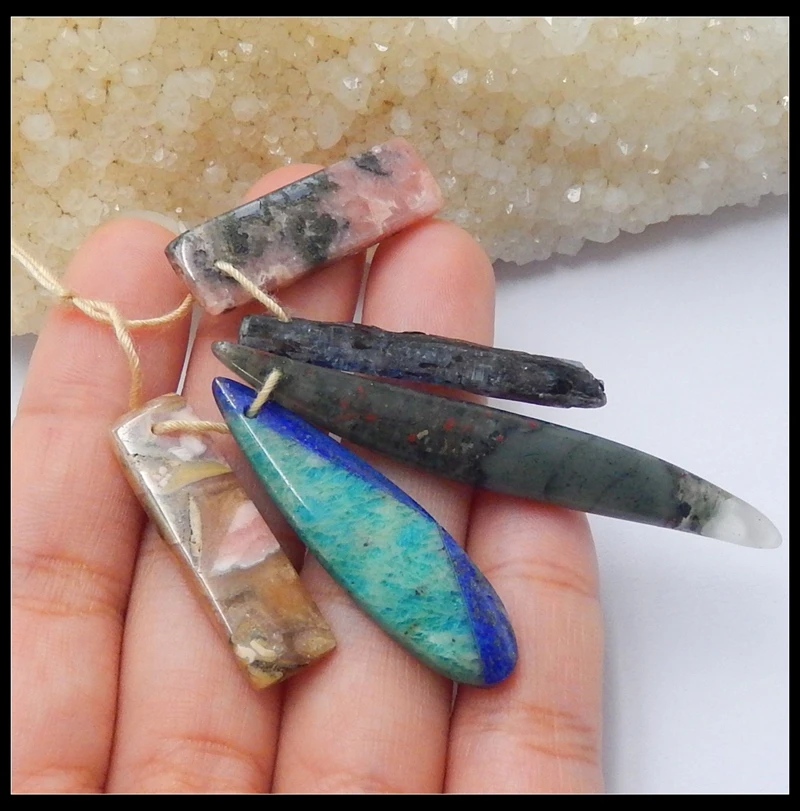 Распродажа 5 шт. натуральный Африканский кальдалит Синий Кианит с искусственными