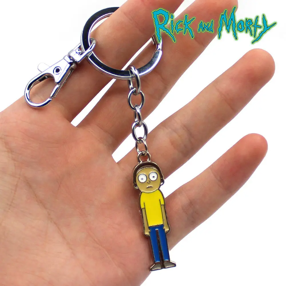 Giancomics Горячая Аниме Рик и Морти Совет Ricks MEESEEKS Пикл металлический брелок милые