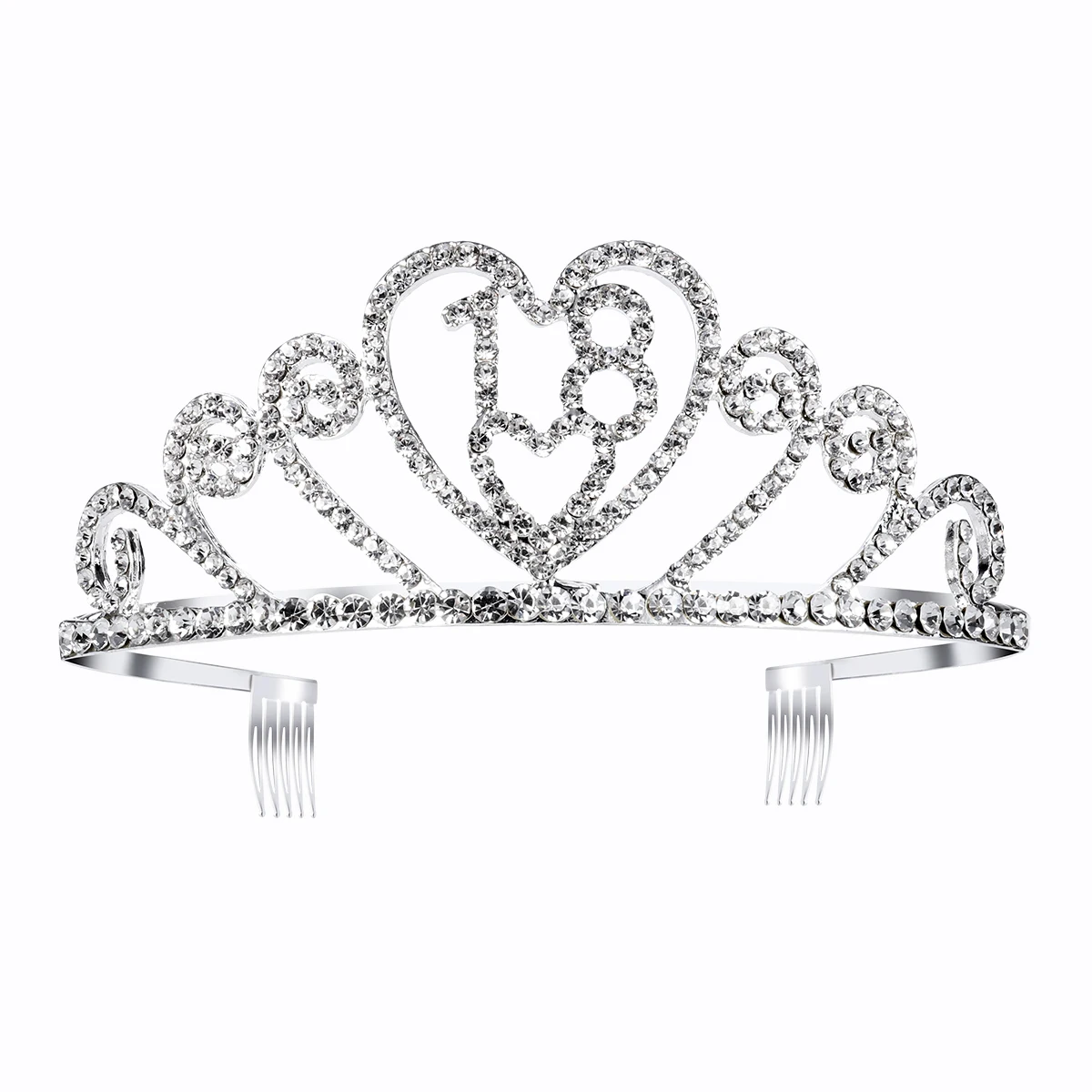 PIXNOR церемонии Украшенные стразами Корона заколки для девочек повязка на голову