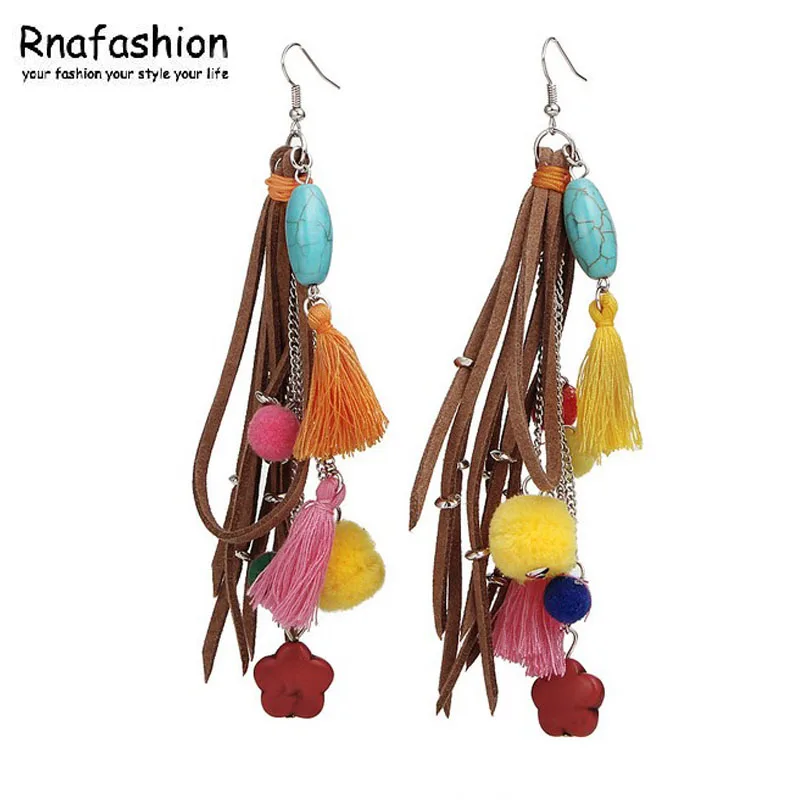 

Jewelry & Accessories Tassel Earrings Colorful Fashion Women Statement Tassel Earrings For Women Drop Fringing Earrings