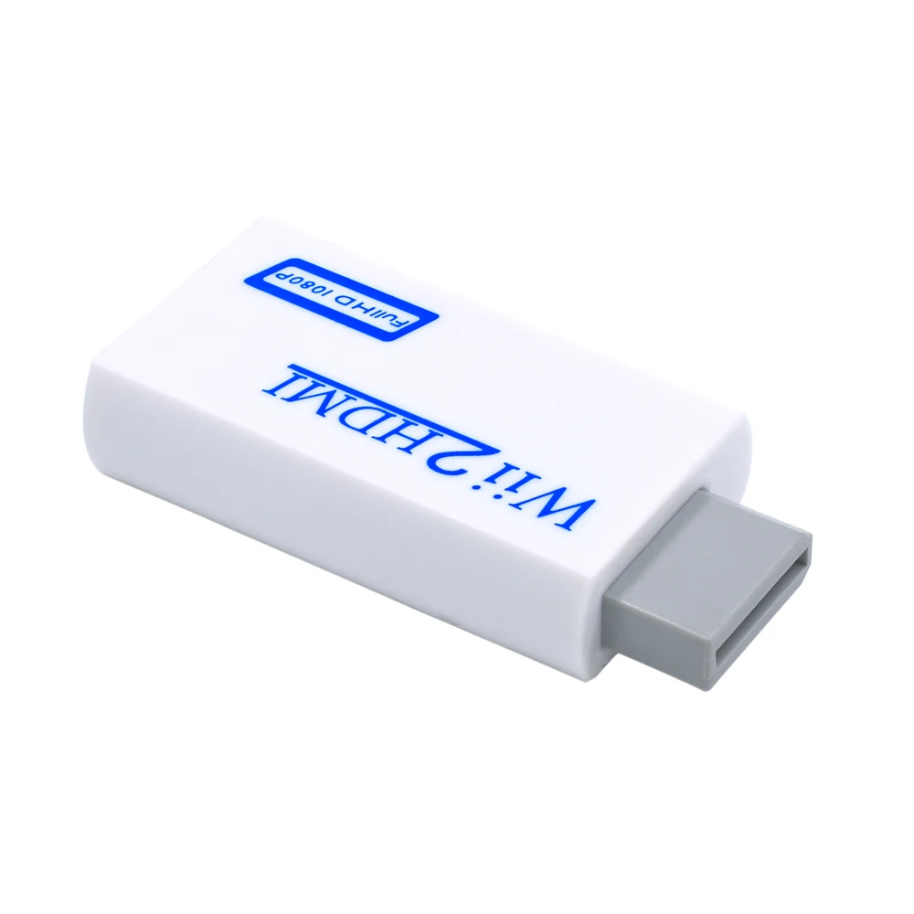 TISHRIC WII2HDMI 3 5 мм стерео аудио разъем конвертер Папа мама адаптер 720P для HDTV|Кабели
