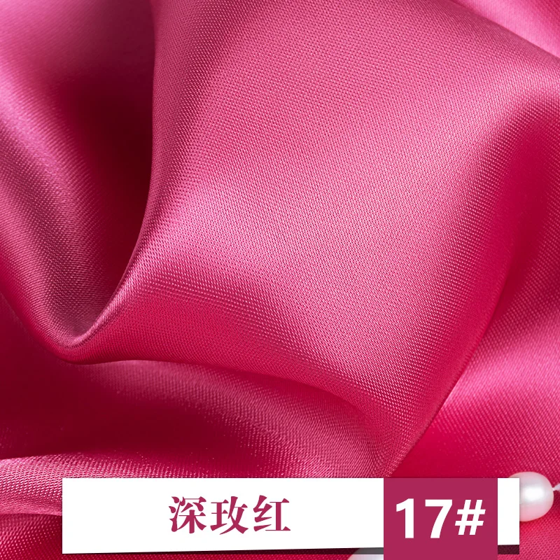 dark rose red Атласная шелковая ткань 150*100 см, ручная работа, сделай сам, для подкладки коробки, для домашнего платья, занавески, для свадебной вечеринки, украшения, для шитья фона - Цвет: dark rose red