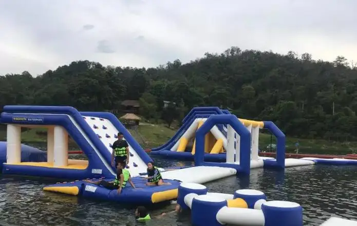 Hi Bouncia 2019 горячая Распродажа надувной аквапарк для игр в воде оборудование по