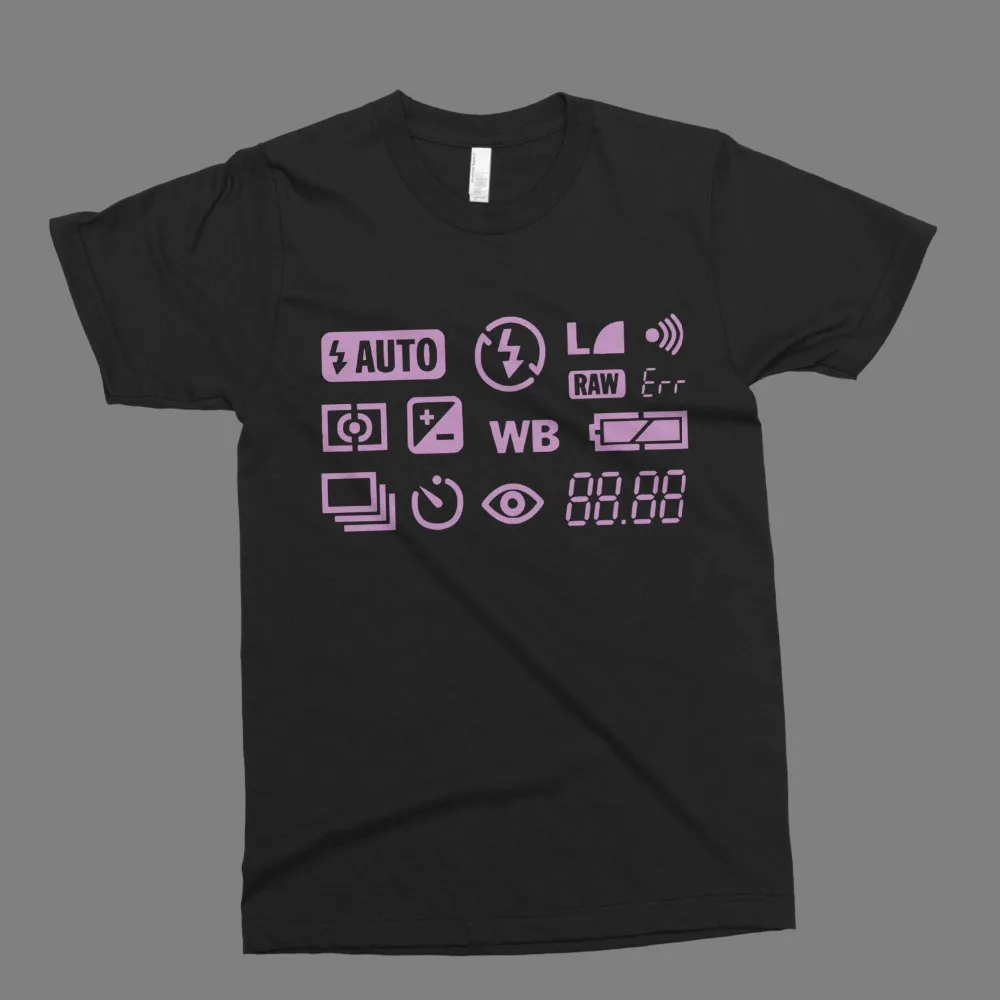 

Photographer Camera Cameraman Men Tops Tees 2019 Summer Fashion New Printed T Shirt Short Sleeve Men Cool Tee Shirts