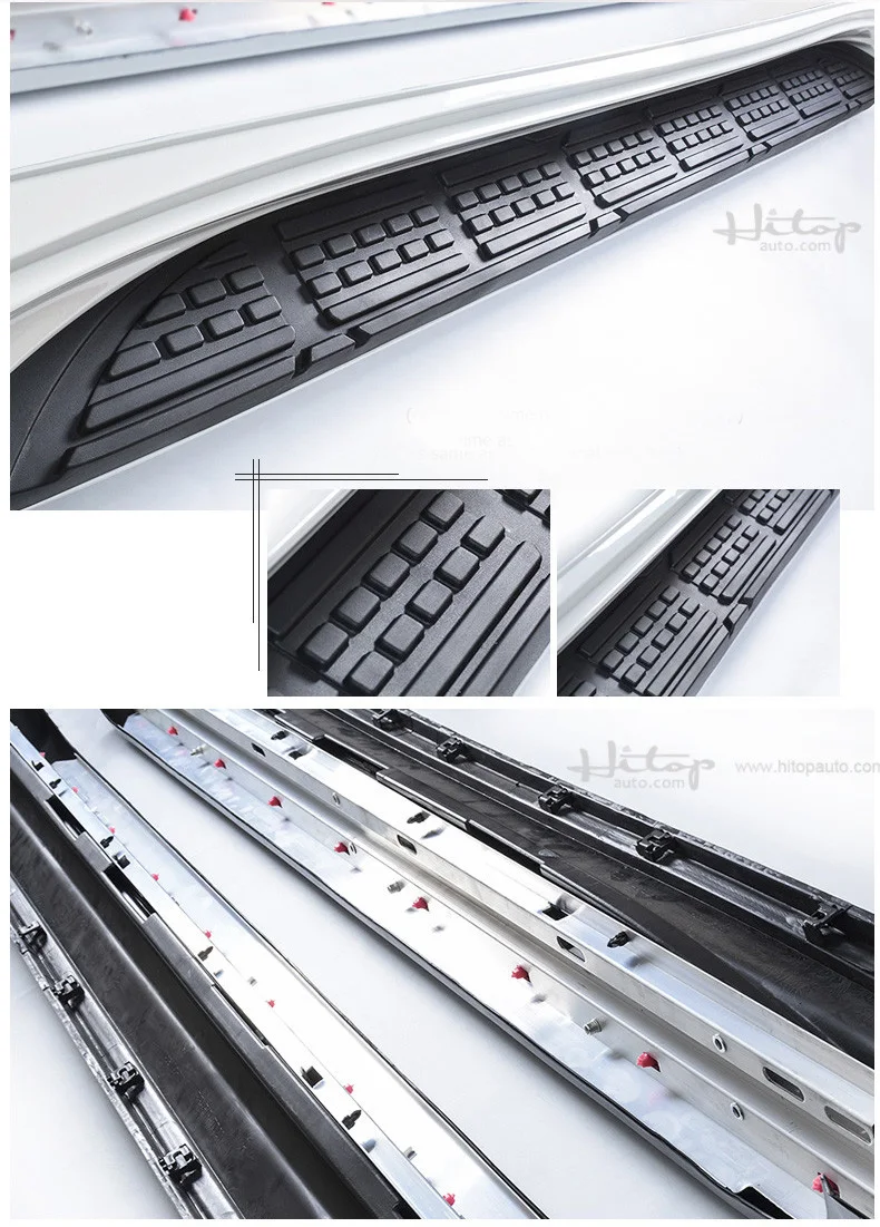 Боковая подножка для Toyota Land Cruiser 200 V8 LC 200 LC200 FJ200 2008-, серебристый или черный, гарантия качества