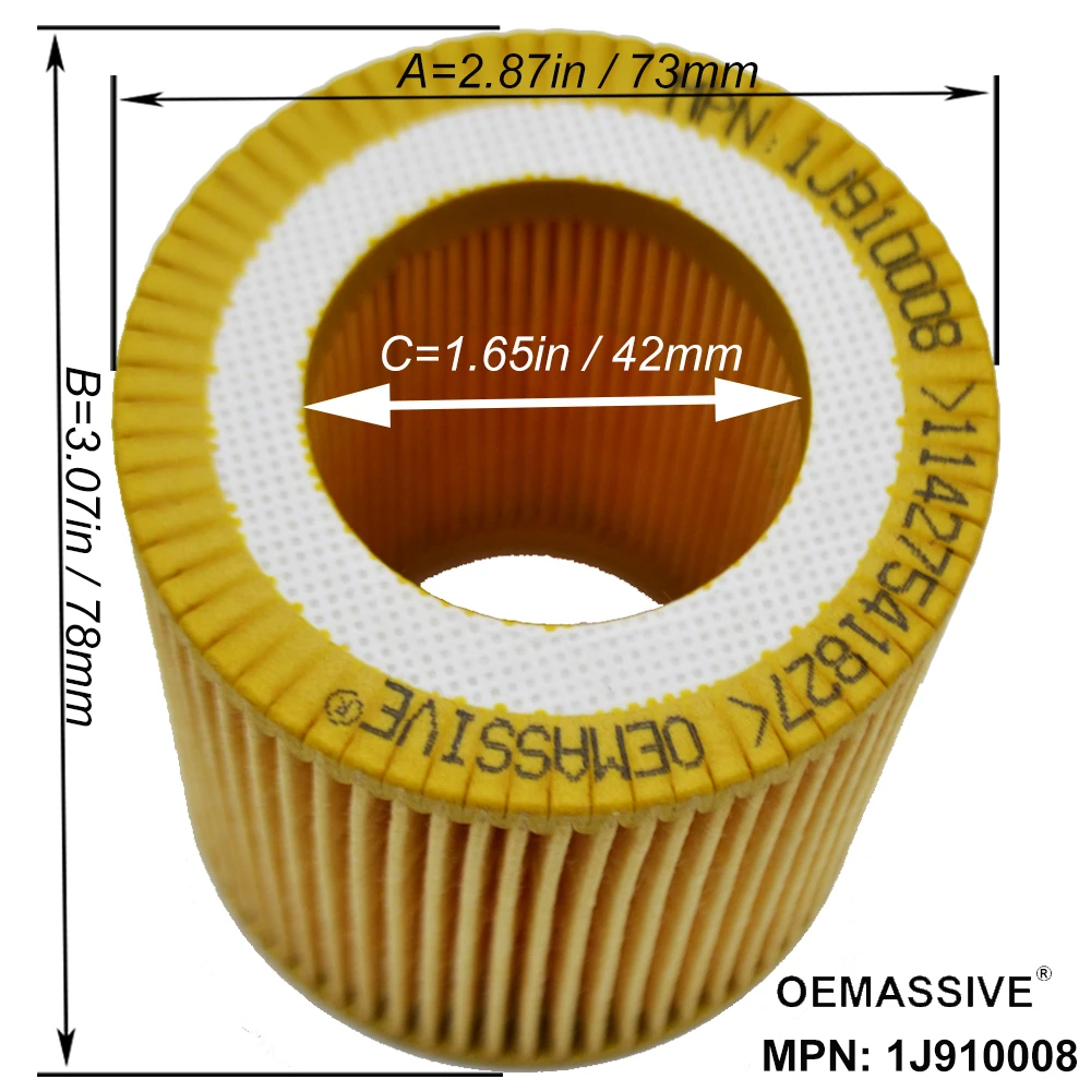 Фильтры масляные 11427541827 ДЛЯ Alpina B3 BMW E60 E61 E63 E64 E71 E82 E83 E86 E87 E89 E91 E93 F03 F11 F16 F26 F30 F31 F35 F80 3