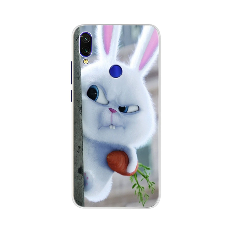 Милый чехол для Xiaomi Redmi Note 7 Cat Силиконовый телефона мягкий Бампер протектор Чехол