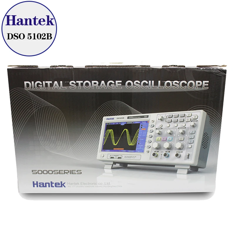 Цифровой осциллограф Hantek DSO5102B 100 МГц 1GSa/s лучше чем ADS1102CAL +|oscilloscope