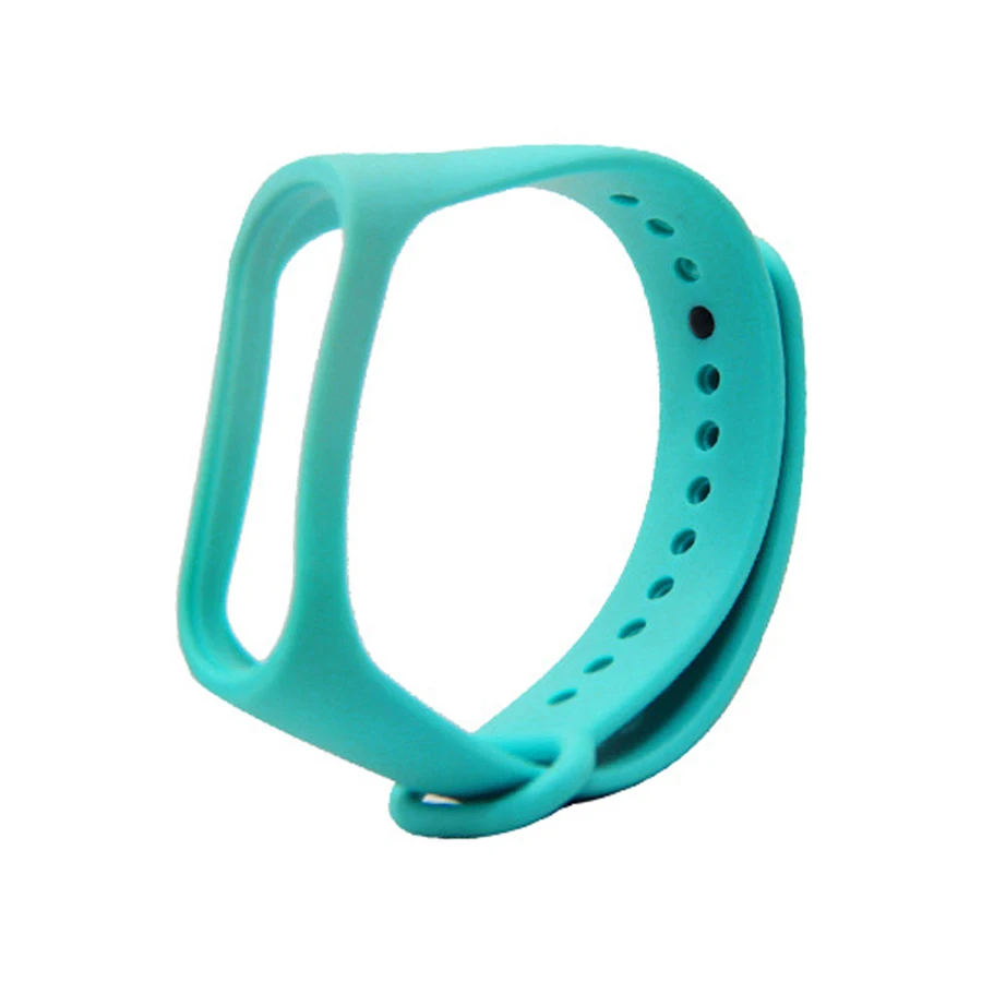 Браслет Для Xiaomi Miband 4 Miband 3 спортивный ремешок часы силиконовый ремешок для Miband 4 Miband 3 браслет ремешок - Цвет: sky Blue Color