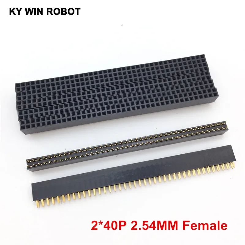 10 шт. 2 54 мм 2x40 80-контактный разъем | Обустройство дома