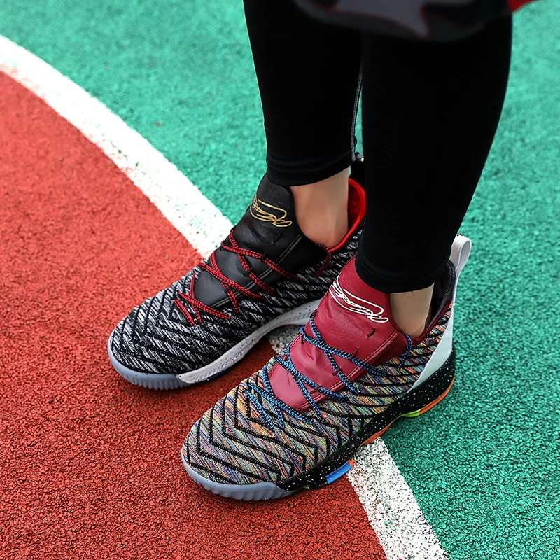 Мужская Дизайнерская обувь большого размера спортивная баскетбольная для пары