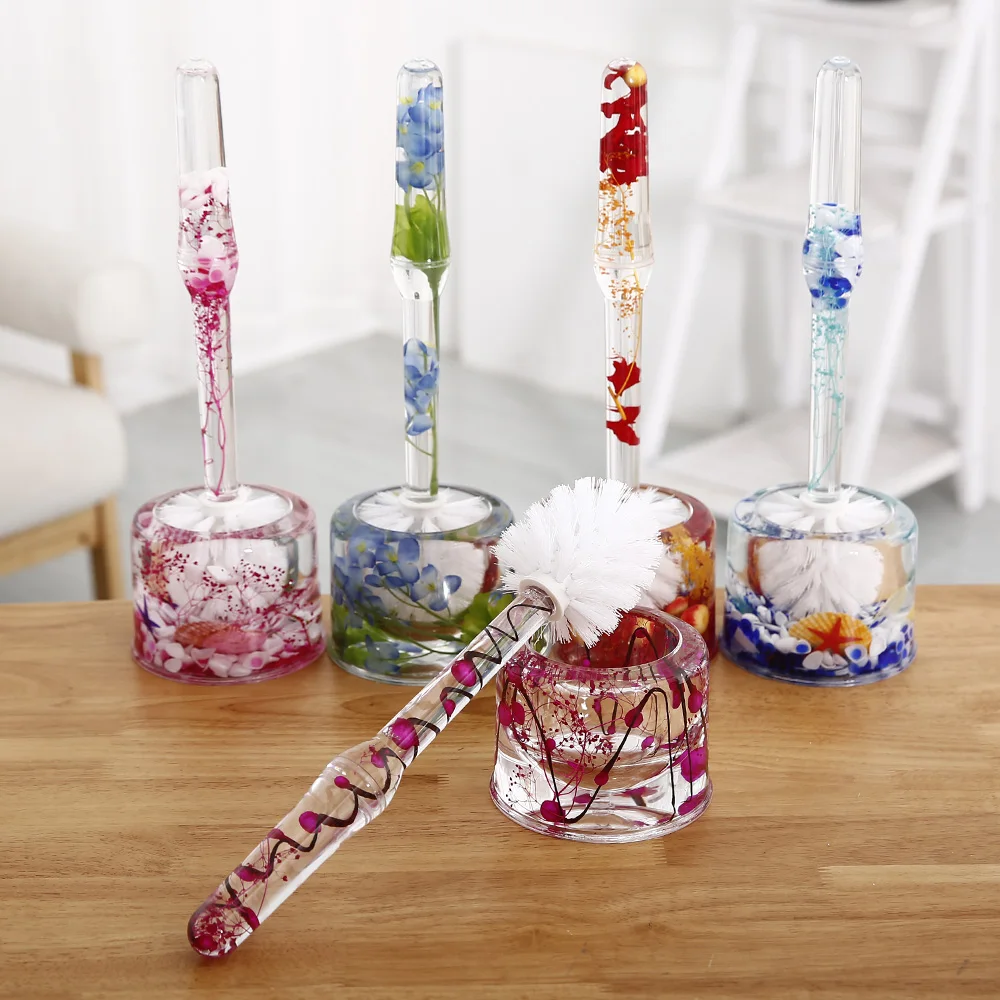 Акриловый держатель для туалетной щетки NEWYEARNEW высококачественный Забавный