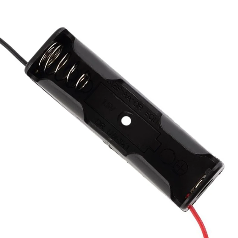 Lastic чехол для аккумулятора коробка хранения держатель с проводами AA 1 5 V 1XAA