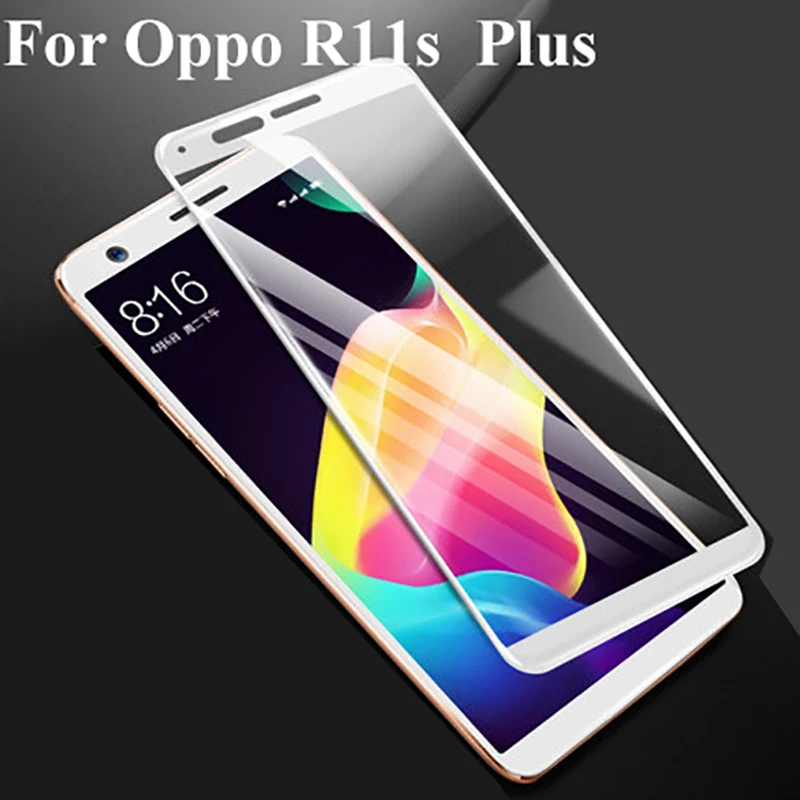Ультратонкое защитное закаленное стекло для OPPO R11s Plus R 11s 2 шт. | Мобильные телефоны