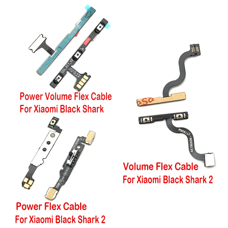 

Ремонтный гибкий кабель на клавишу включения/выключения шлейф для Xiaomi Black Shark 2 Кнопки громкости и лентой