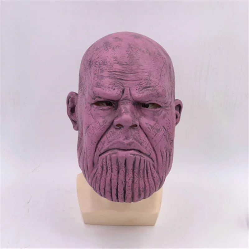 Mask Эндгейм танос Led Infinity Gauntlet костюмы для косплея Бесконечность камни войны перчатка ПВХ маска для детей и взрослых Размер - Цвет: Mask