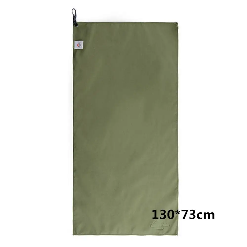 green L 130x73cm Naturehike дикое наружное быстросохнущее дорожное полотенце многоцелевое быстросохнущее впитывающее полотенце из микрофибры для кемпинга йоги пляжа спорта - Цвет: green L 130x73cm