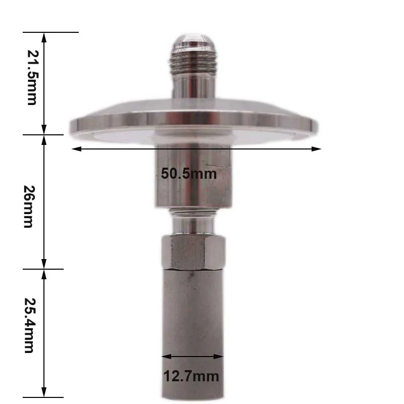 1," TC x 1/4" MFL 0,5/2 микрон диффузный камень для домашнего использования, кислородный камень, Kegging Homebrew