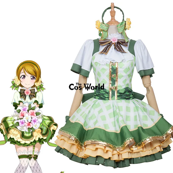 Женский костюм для косплея Love Live School Idol Project Koizumi Hanayo цветочный букет платье