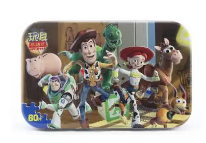 Cartoon Puzzle Disney Замороженные Стиль Мультфильм Деревянная игрушка-головоломка Микки Анна Эльза Винни Ариэль обучения, развивающие игрушки для детей подарок на день рождения деревянные игрушки головоломки игрушки развивающие - Цвет: Cartoon Puzzle
